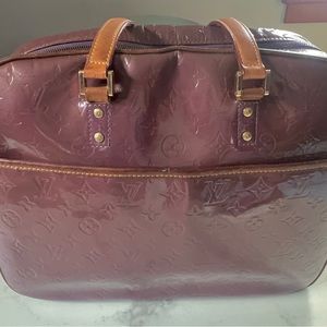 Louis Vuitton Vernis purple large shoulder bag